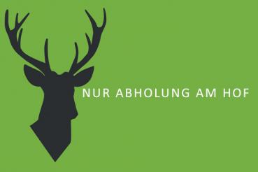 Reh komplett ohne Decke zerlegt